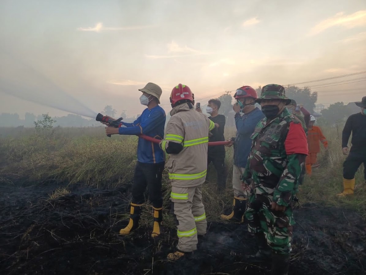 Kawal Bantuan Presiden untuk karhutla, Bupati Banjar Pastikan Penyaluran Tepat Sasaran